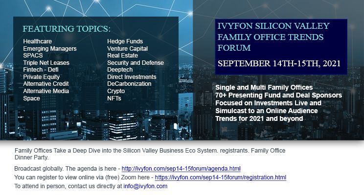 IVYFON Silicon Valley Family Office Trends Forum